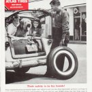 1957 Atlas Tires Ad "Their safety"