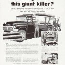 1957 GMC Trucks Ad "giant killer" ... (model year 1957)