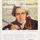 1963 John Hancock Mutual Life Insurance Ad "a lesson"