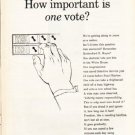 1962 Newsweek PSA Ad "How important"