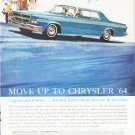 1964 Chrysler Ad "Move Up" ... (model year 1964)