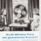 1957 R&M Fans Ad "Enjoy the peak"