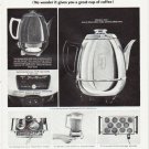 1964 General Electric Ad "coffee maker so sensitive"
