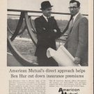 1962 American Mutual Ad "attacks high costs"
