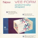 1961 Modess Ad "anatomically shaped"