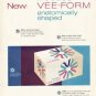 1961 Modess Ad "anatomically shaped"