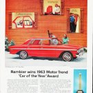 1963 Rambler Ad "Car of the Year" ... (model year 1963)