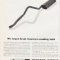 1963 Perfect Circle Piston Rings Ad "America's smoking habit"