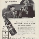 1937 Hires Root Beer Ad "Good Fellows"