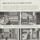 1957 Carrier Air Conditioner Ad "Which is the best way"