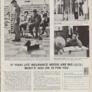 1961 Mutual Of New York Ad "Mony's 'Add-On' Is For You"