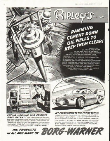 1956 Borg-Warner Ad "Ripley's"