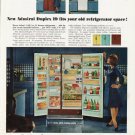 1965 Admiral Refrigerator Ad "old refrigerator space"