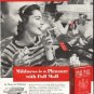1956 Pall Mall Cigarettes Ad "Don't miss the fun"