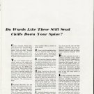 1965 American Republic Insurance Ad "Words Like These"