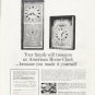 1965 American Home Clock Ad "Your family"