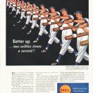 1956 Shell Oil Company Ad "Batter up"