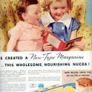 1937 Nucoa Margarine Ad "Keep Them Strong"