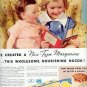 1937 Nucoa Margarine Ad "Keep Them Strong"
