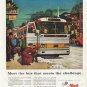 1958 Mack Trucks Ad "Meet the bus"