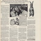 1937 Listerine Ad "Dandruff Found Curable!"