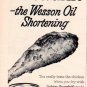 1953 Wesson Oil Ad "Snowdrift Shortening"