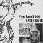 1937 Green River Whiskey Ad "You're Missing Something"