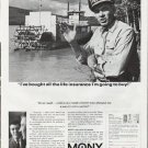 1965 Mutual Of New York Ad "all the life insurance"
