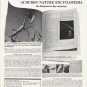 1965 Audubon Nature Encyclopedia Ad "Volume 1"