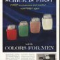 1956 Schick Shaver Ad "Schick Is First"