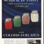 1956 Schick Shaver Ad "Schick Is First"