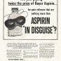 1956 Bayer Aspirin Ad "twice the price"