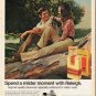 1972 Raleigh Cigarettes Ad "milder moment"