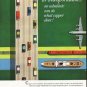 1956 Kennecott Copper Ad "in transportation"