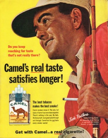 1965 Camel Cigarettes Ad "reaching for taste"