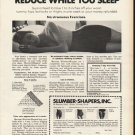 1972 Slumber-Shapers Ad "Reduce While You Sleep"