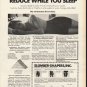 1972 Slumber-Shapers Ad "Reduce While You Sleep"