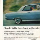 1965 Chevrolet Ad "Chevelle Malibu" ~ (model year 1965)