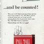 1965 Pall Mall Cigarettes Ad "Stand up"