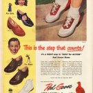 1948 Red Goose Shoes Ad "This is the step"