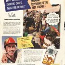1948 Camel Cigarettes Ad "Vic Scott"