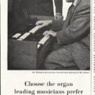 1958 Lowrey Organs Ad "Choose the organ"