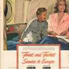 1948 Pan American World Airways Ad "Finest and Fastest"