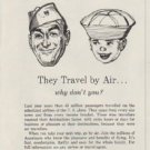 1958 United Aircraft Corporation Ad "They Travel by Air"