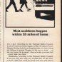 1965 National Safety Council Ad "Most accidents"