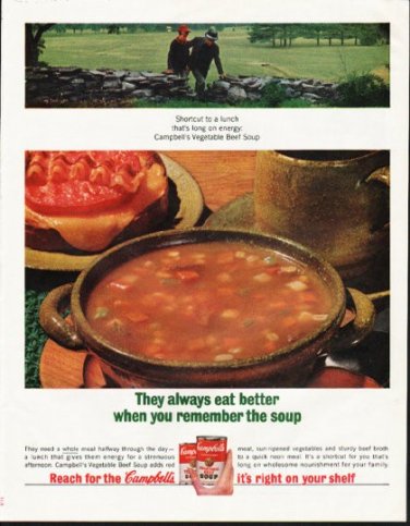 1964 Campbell's Soup Ad "They always eat better"