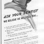 1937 Beech-Nut Oralgene Chewing Gum Ad