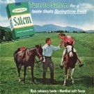 1965 Salem Cigarettes Ad "Springtime fresh"