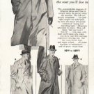 1956 Alligator Coats Ad "rain, sun, cold"
