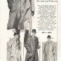 1956 Alligator Coats Ad "rain, sun, cold"